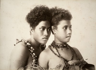 Zwei Frauen, Samoa von Thomas Andrew